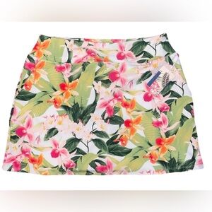 Tommy Bahama Everyday Active Skort – Pink and Green Floral 🌸